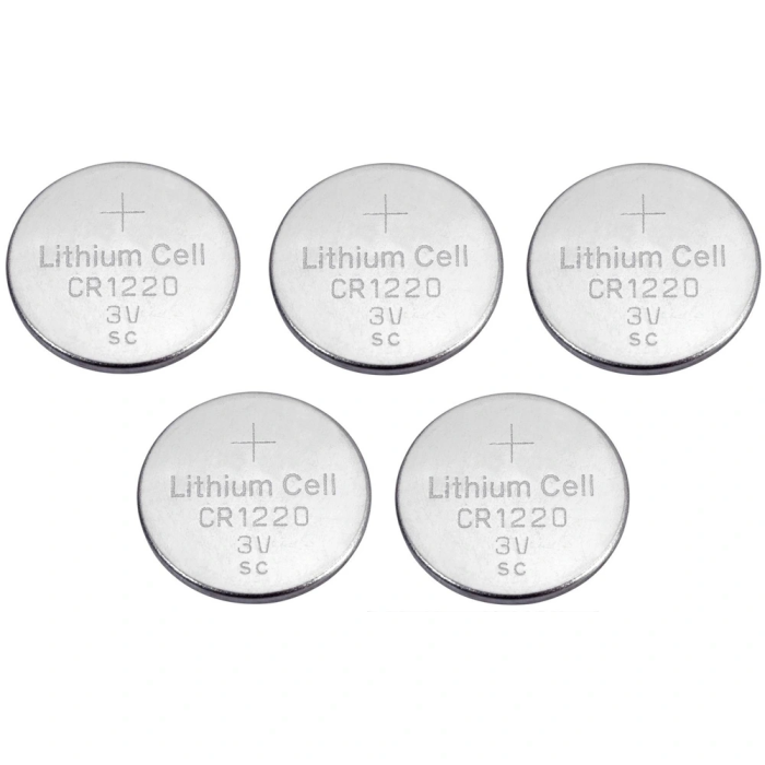 Yuma Cr1220 Süper Lityum 3v 5’li Kart Düğme Pil