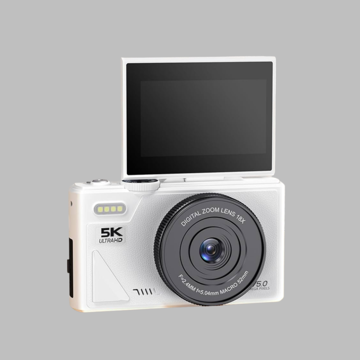 5K UHD Dijital Kamera WiFi Bağlantılı Otofokus 18x Zoom Taşınabilir