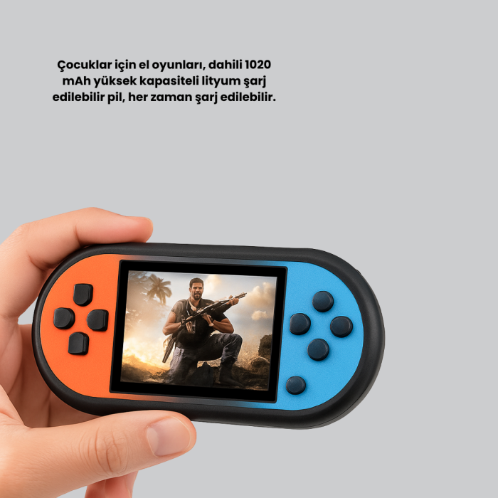 520in1 Retro El Konsolu Çocuk ve Yetişkin Uyumlu HD Görüntülü