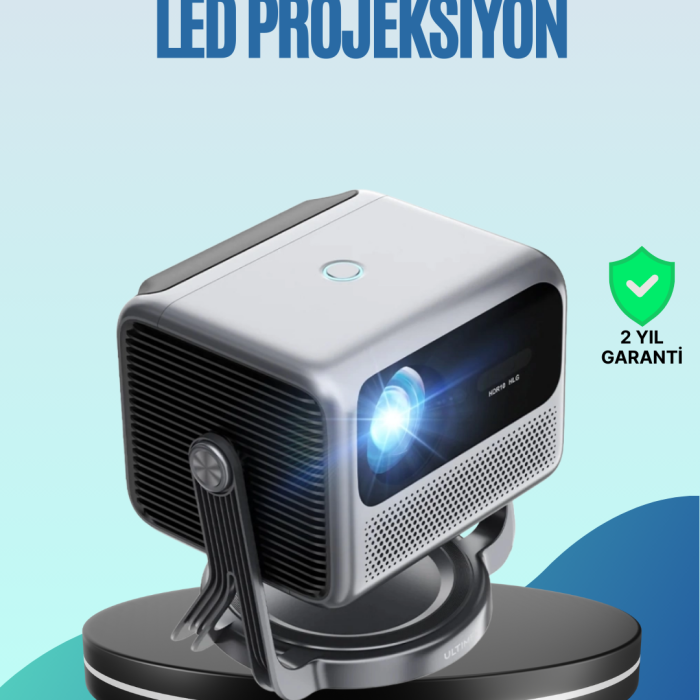 KESGİN MARKET ® Smart Projector Android TV Otomatik Odaklı Full HD