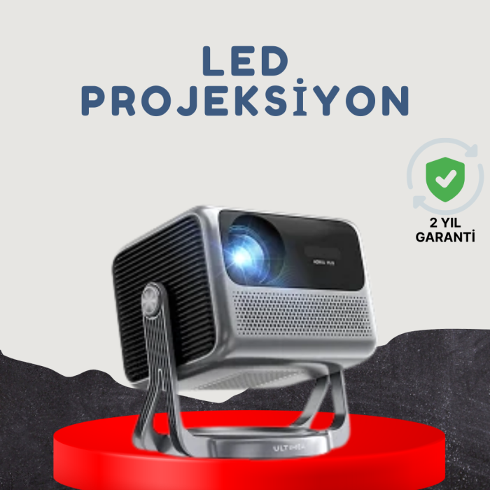 KESGİN MARKET ® Smart Projector Android TV Dolby Sesli WiFi Bluetooth