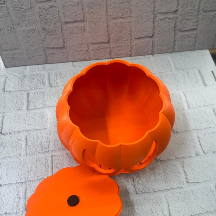 Balkabağı Tasarım Kapaklı Dekoratif Kase