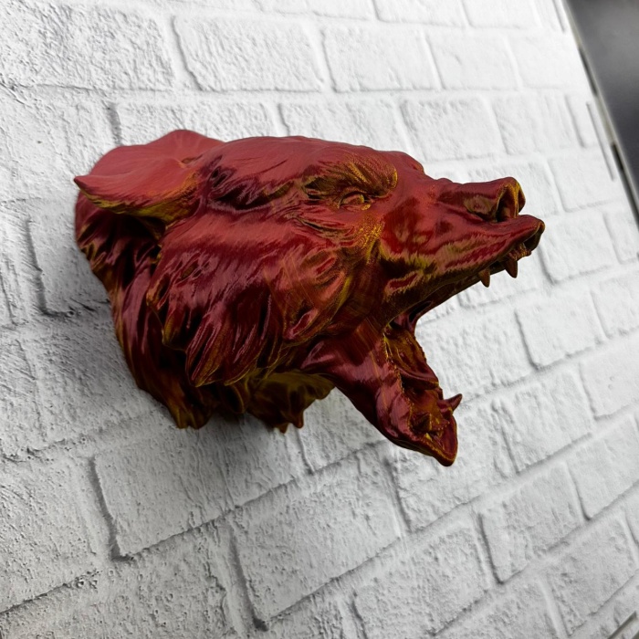 3D Jaguar Figürü Duvar Süsü