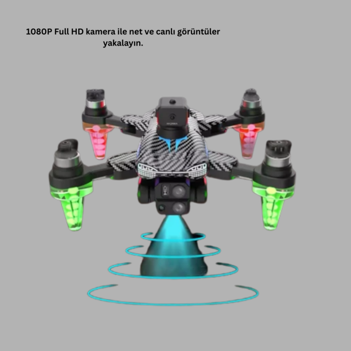 KESGİN MARKET ® Full HD 1080P Drone Katlanabilir Gövde Uzun Pil Ömürlü