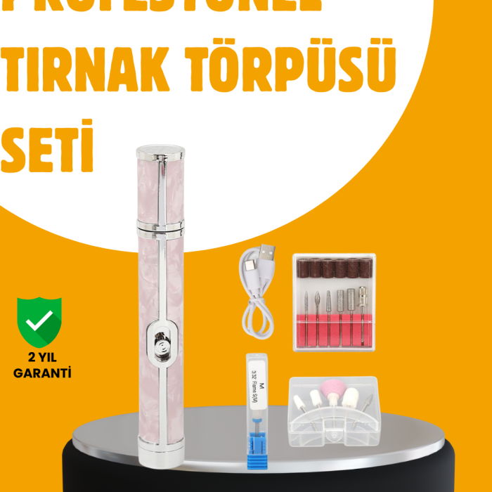 KESGİN MARKET ® Ergonomik Saplı 20.000 RPM Hız Kontrollü Manikür Pedikür Makinesi
