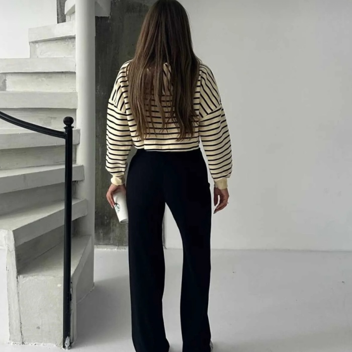 Kadın Modern Siyah Pantolon