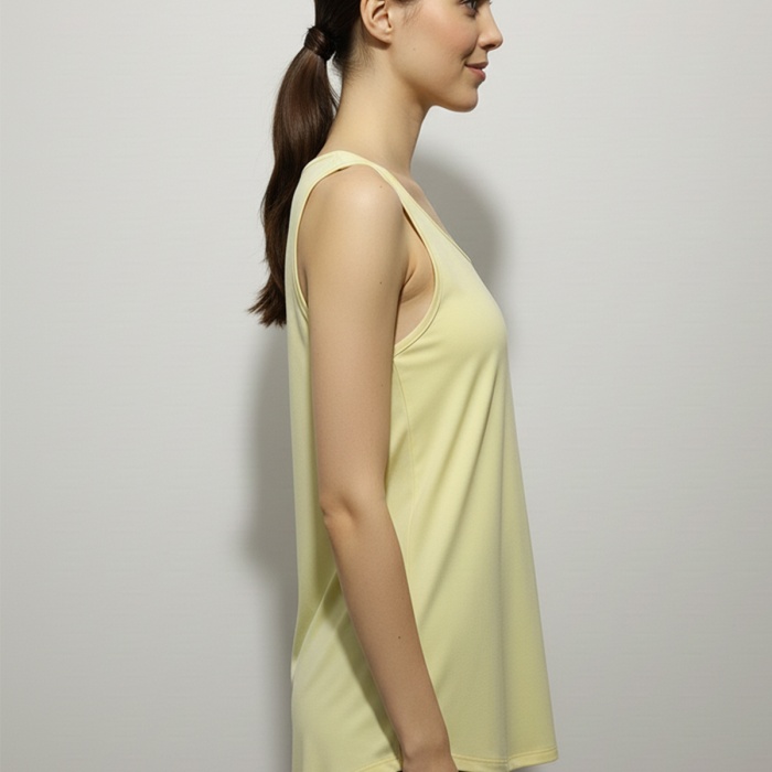 Kadın Uzun Atlet - Sarı