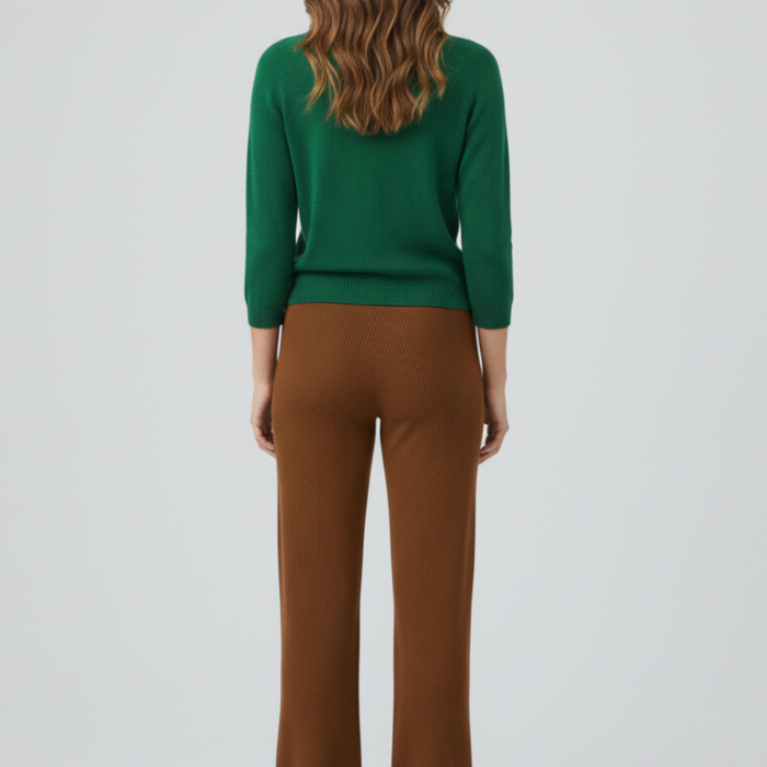 Kadın Modern Kahverengi Pantolon