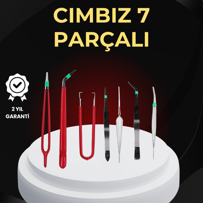 KESGİN MARKET®Model Yapımı ve Anakart Tamiri İçin Hassas 7’li Cımbız Seti