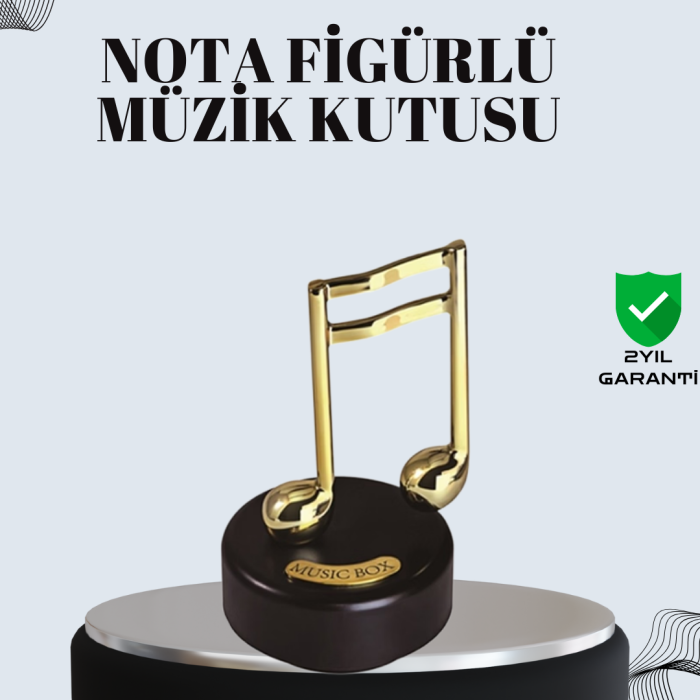 KESGİN MARKET®Nota Figürü Müzik Kutusu Melodious Model