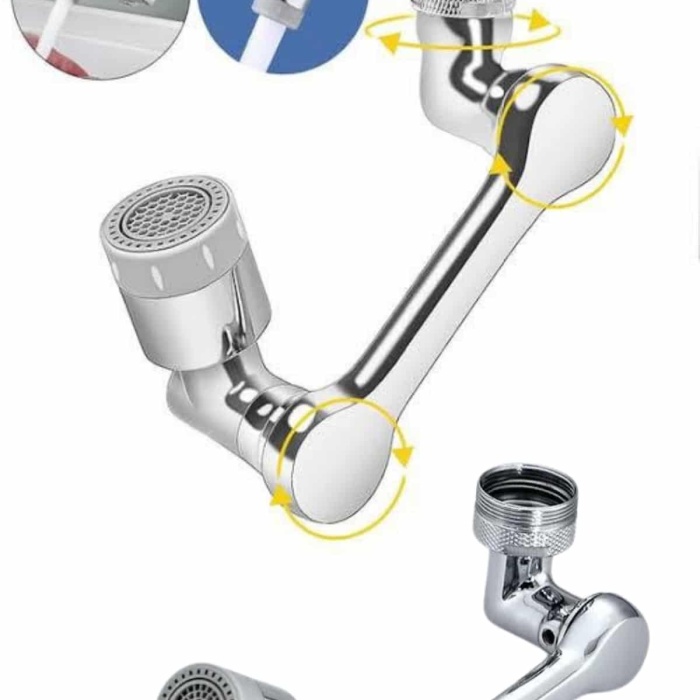 KESGİN MARKET®Dönen Musluk Başlığı 1080 Derece Ayarlanabilir Filtreli Sprey Uç