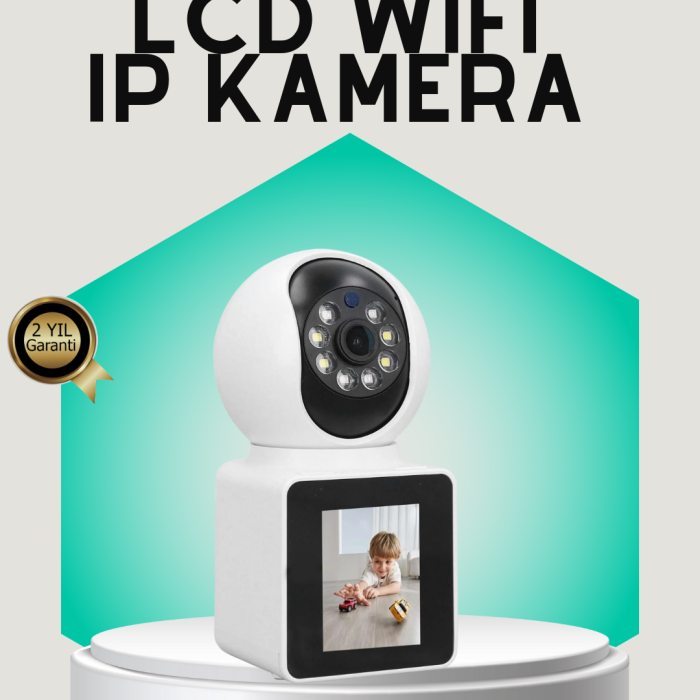 KESGİN MARKET®2K HD Bebek ve Yaşlı Takip Kamerası Çift Yönlü Görüş Akıllı Uyarılı