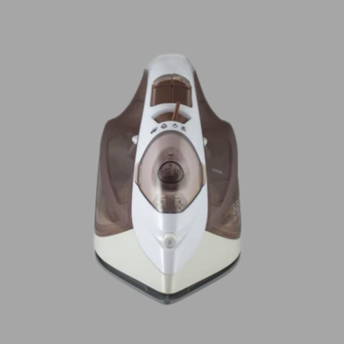 KESGİN MARKET®Buharlı Ütü 2200W Kireç Önleyici Self Clean Damlatmaz Kahverengi