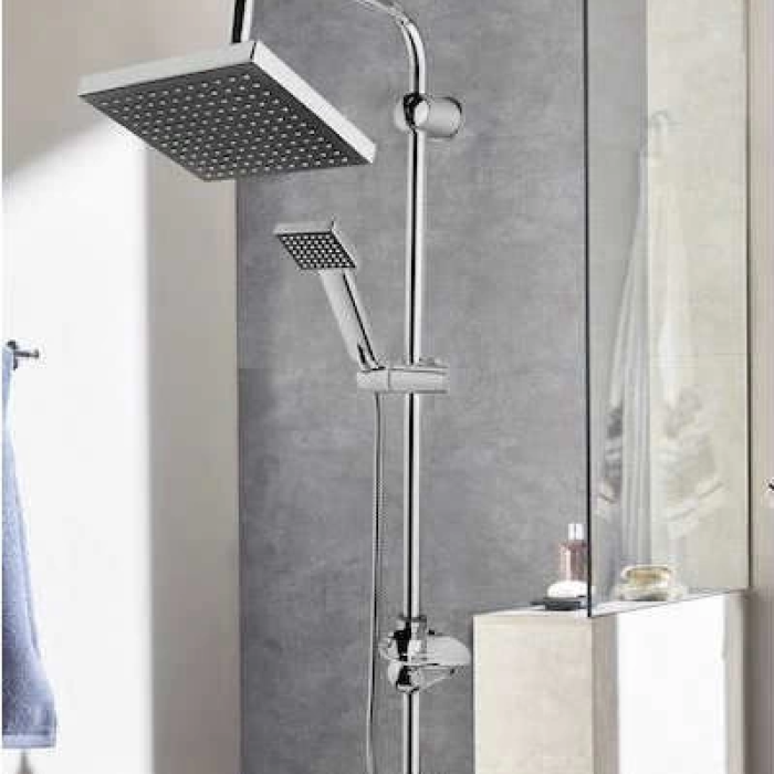 KESGİN MARKET®Rain Duş Robotu Tepe Duş Seti Duş Başlığı Sistemi Seti Yağmurlama Duş Robotu Fonksiyonel Duş Robotu 