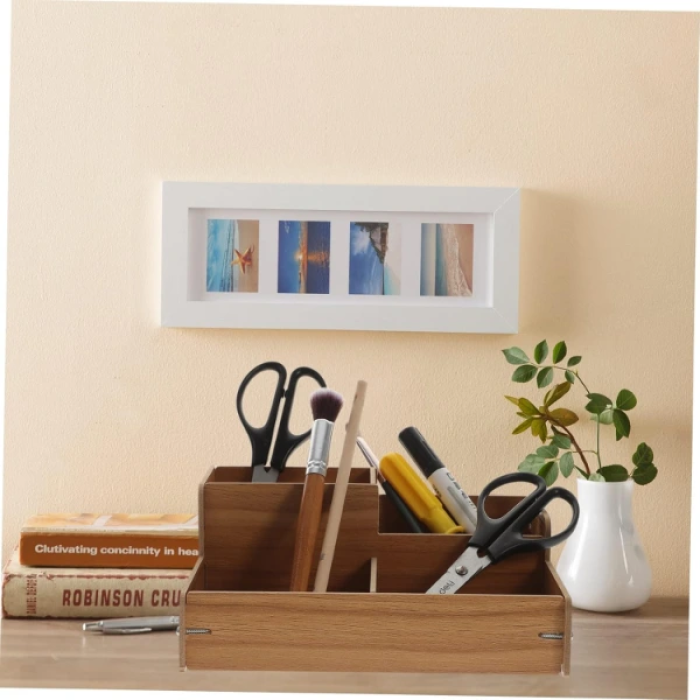 KESGİN MARKET®Ahşap Masa Üstü Düzenleyici Kutu