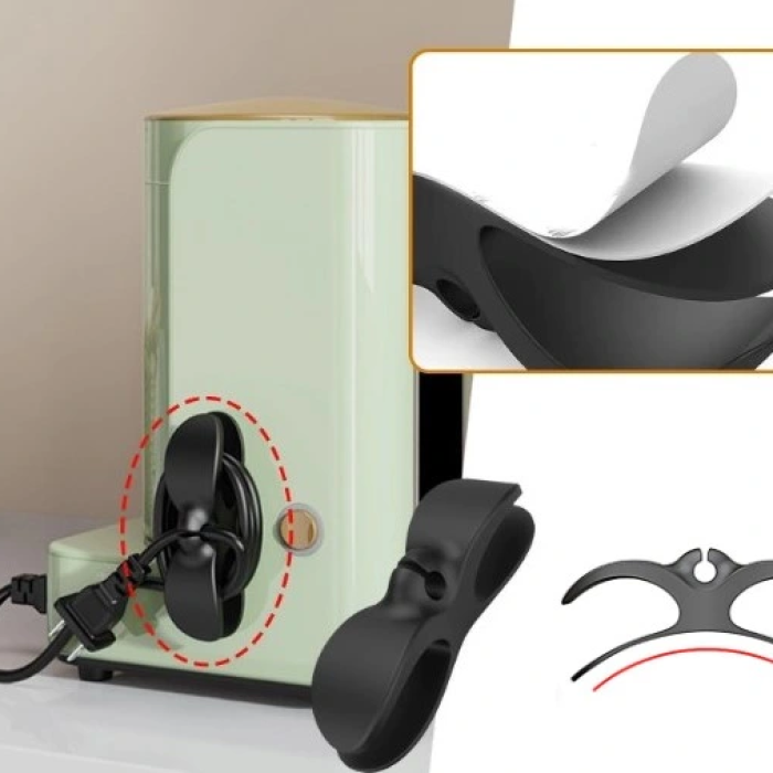 KESGİN MARKET®Çok Amaçlı Kablo Düzenleyici 2 Adet