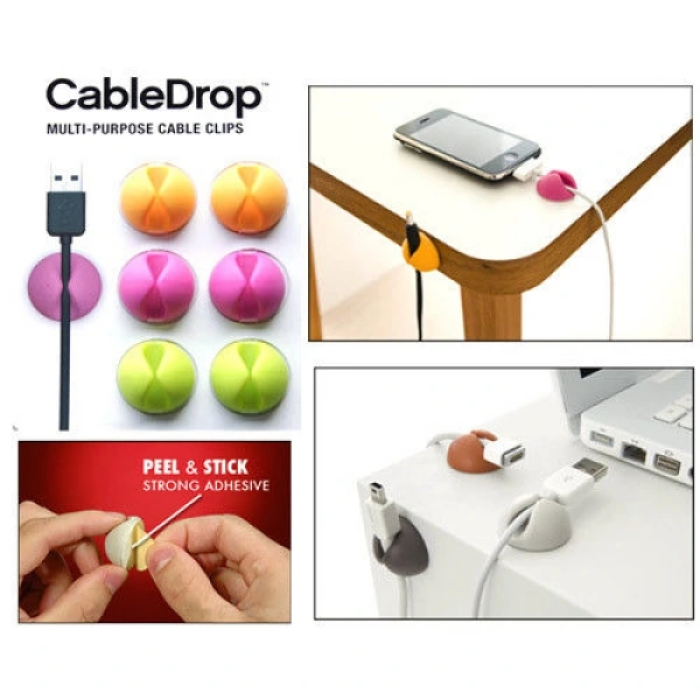 KESGİN MARKET®Kablo Sabitleyici At 6 Adet