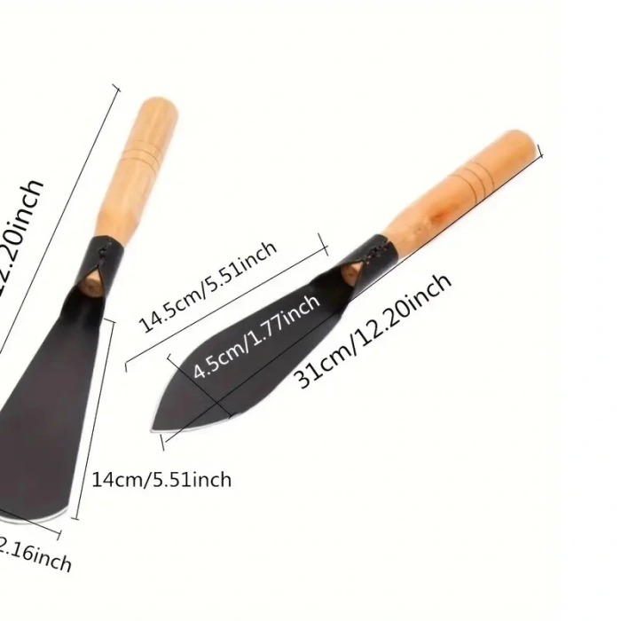 KESGİN MARKET®Ahşap Saplı Bahçe El Aletleri Seti 2 Adet