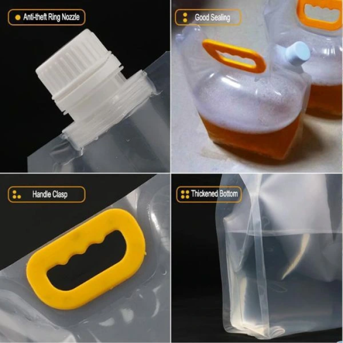 KESGİN MARKET®Dayanıklı Plastik İçecek Çantası 1 Litre