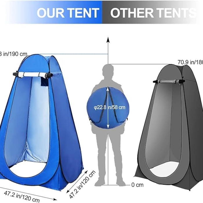 KESGİN MARKET®Otomatik Kamp Giyinme Çadırı