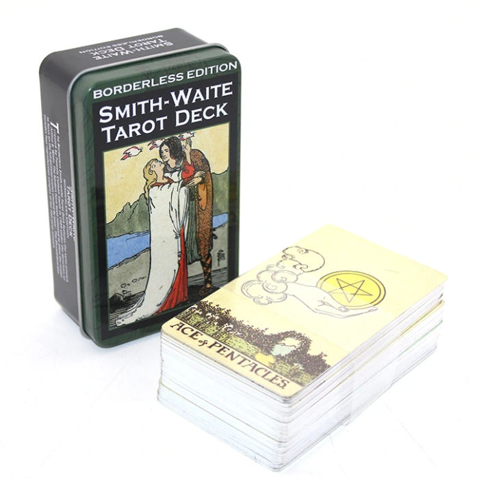 KESGİN MARKET®Metal Kutulu Tarot Kartı Smith-waite