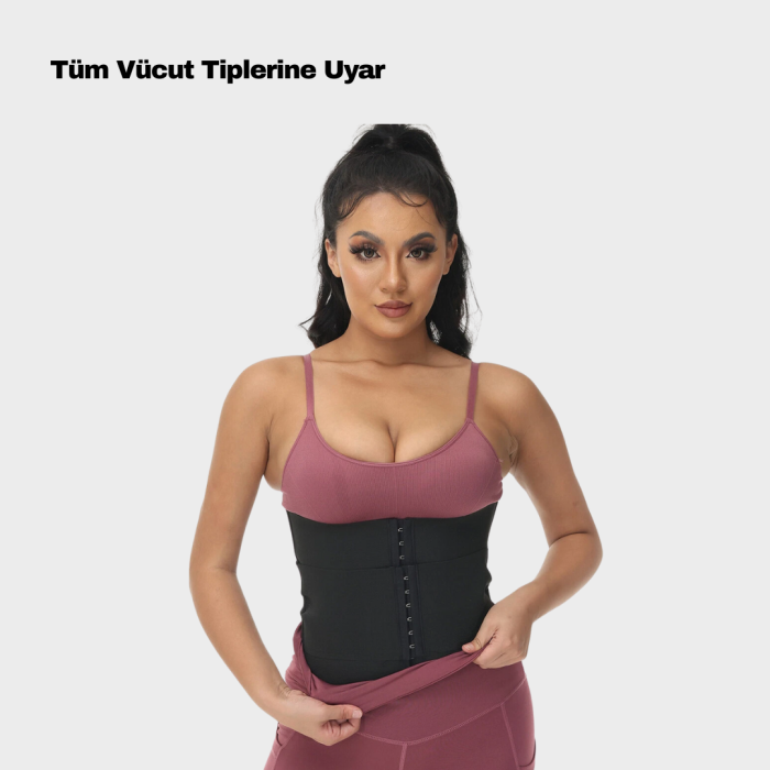 Vücut Şekillendirici Bel Sargısı Kaymaz Esnek Tasarım