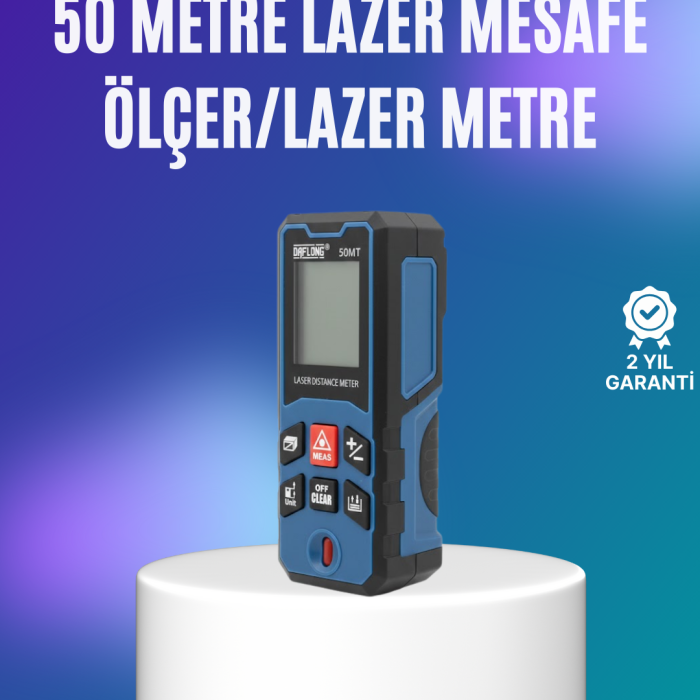 Dijital Lazer Mesafe Ölçüm Cihazı İnşaat ve Ev Kullanımı