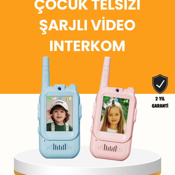 Uzun Menzilli Video Walkie Talkie Eğitici ve Eğlenceli Oyuncak