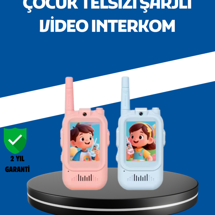 Çocuklar İçin Video Görüşmeli Walkie Talkie Uzun Mesafe İletişim