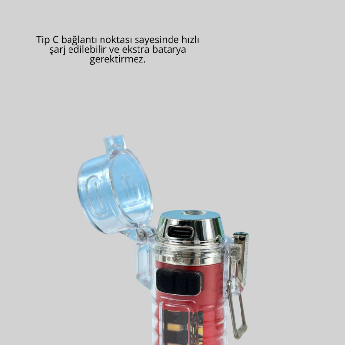 Outdoor Uyumlu Elektrikli Çakmak Fener