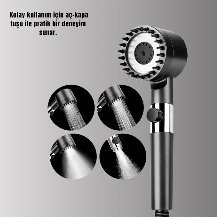 Banyo İçin Filtreli Duş Başlığı Pratik Kullanım