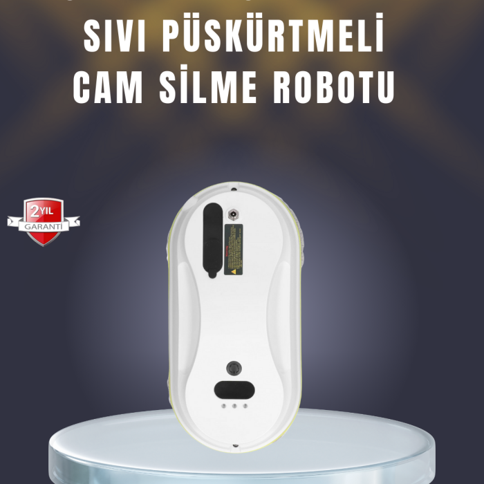 2800 Pa Güçlü Emişli Akıllı Cam Temizleyici Robot