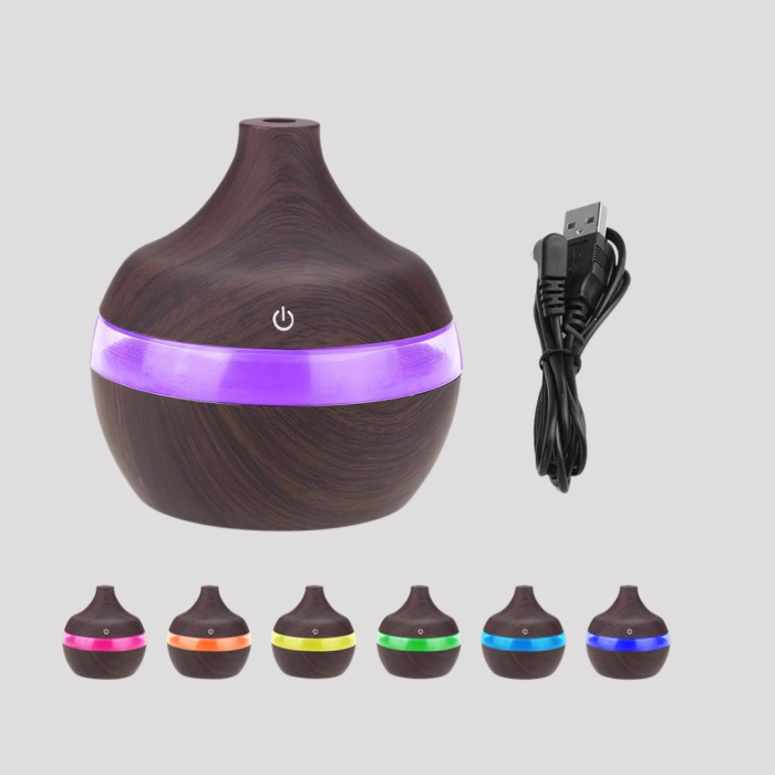7 Renk LED Işıklı Ultrasonik Aroma Difüzör 300 ml