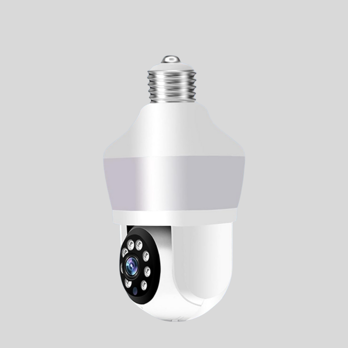 360° Full HD Wi-Fi Akıllı Ampül Kamera Gece Görüşlü