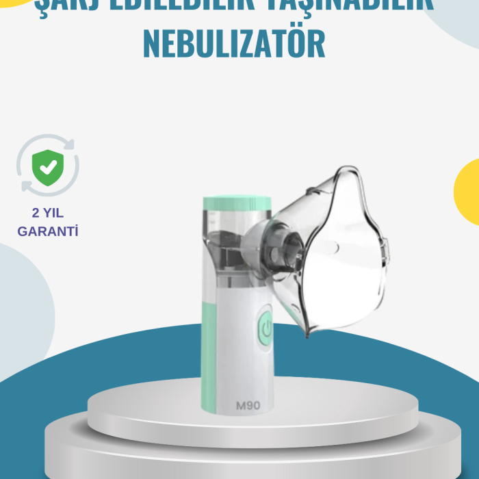 Şarjlı Taşınabilir Ultrasonik Nebulizatör Ultra Sessiz