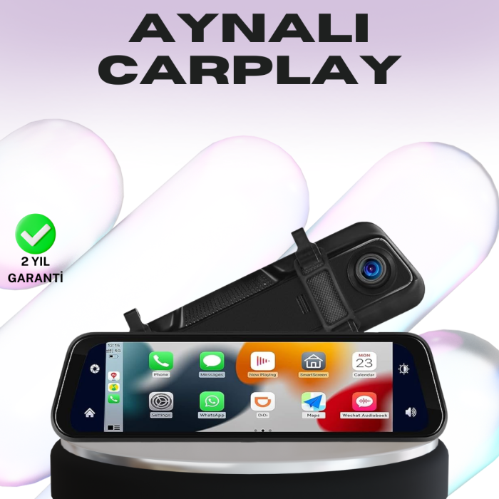 Gece Görüşlü Araç Dikiz Aynası Kamera Park Monitörlü