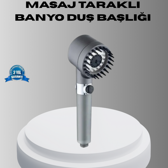 Spa Etkili Masaj Uçlu Duş Başlığı Ergonomik Tasarım