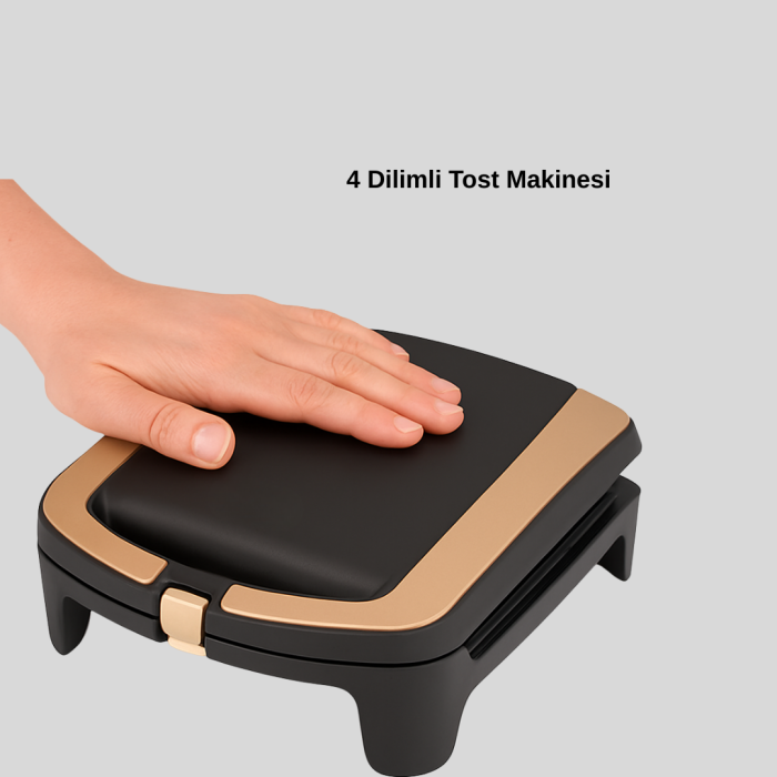Tost Makinesi 4 Dilim Kapasite 1500 Watt Hızlı Isıtma