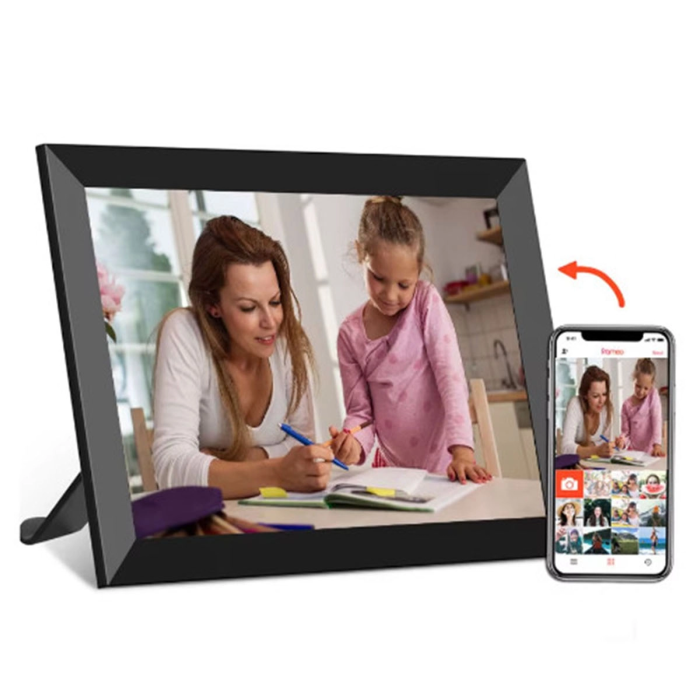 Dijital Fotoğraf Çerçevesi Wifi 10.1 İnç 32gb Dokunmatik Ekran, Uygulama Üzerinden Fotoğraf/video Paylaşımı
