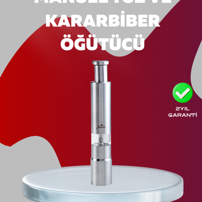 Ergonomik Tasarımlı, Nem Geçirmez Kapaklı Baharat Öğütücü