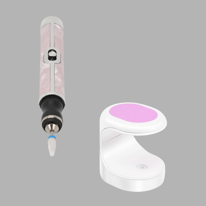 20.000 RPM Tırnak Matkabı + Mini LED Oje Kurutma Cihazı Seti