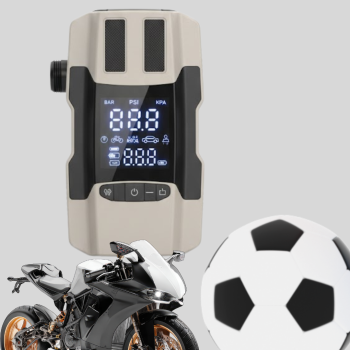 Araç Akü Takviye Cihazı ve Lastik Şişirme Pompası 12.000 mAh