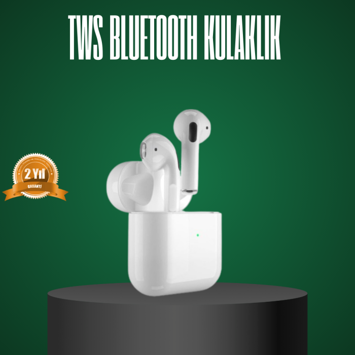 iPhone Pro ve Pro Max Uyumlu TWS Bluetooth Kulaklık Gürültü Engelleyici