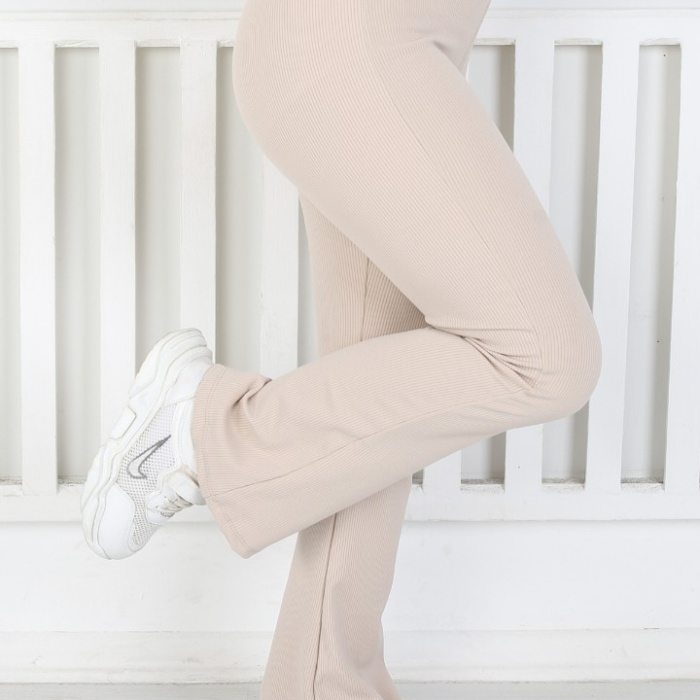 İspanyol Paça Birinci Kalite Fitilli Kumaş Vizon Kız Çocuk Günlük Tayt