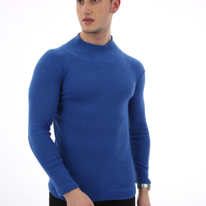 Fitili Likralı Kumaş Erkek Günlük Boğazlı Body