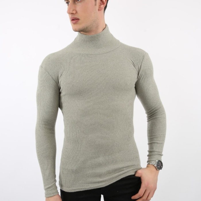 Fitili Likralı Kumaş Erkek Günlük Boğazlı Body