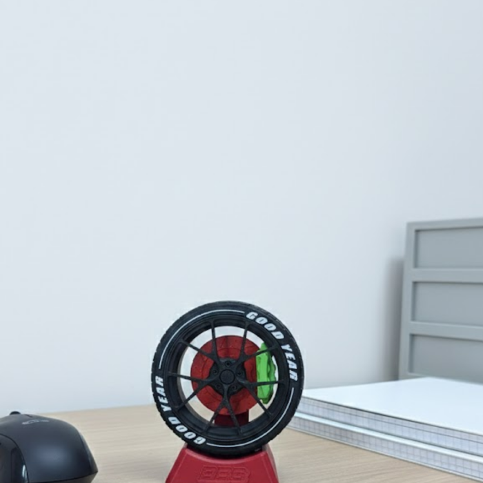 Jant Tasarımlı Masa Üstü Ofis Dekoru Spor Tasarım Aksesuar