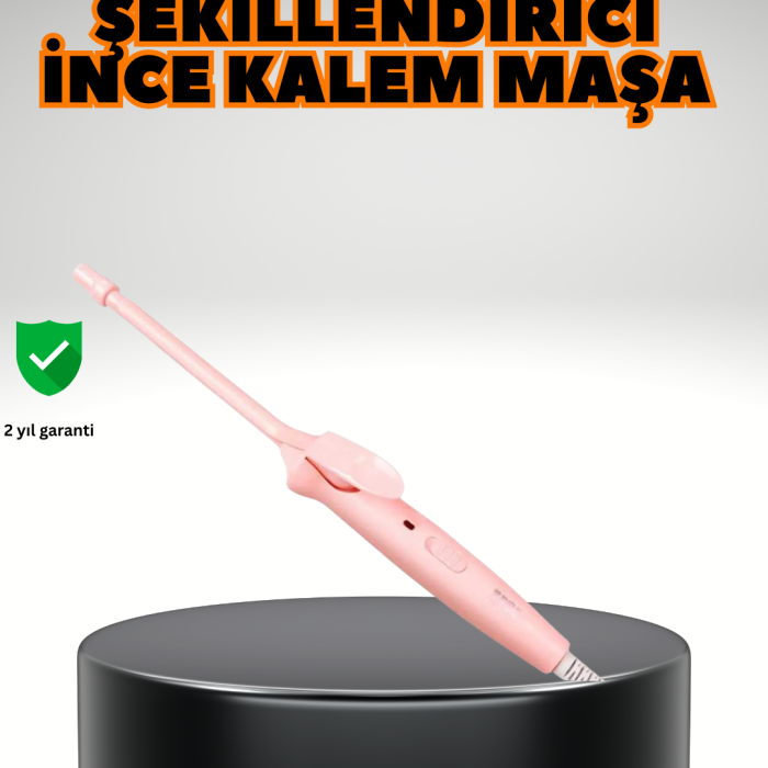 Yanma Önleyici Uçlu Profesyonel Saç Bukle Maşası