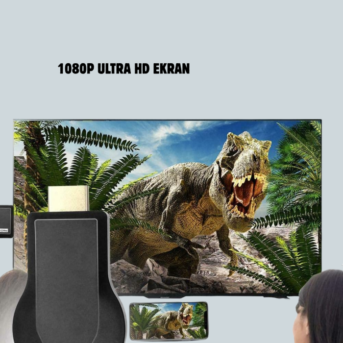 HDMI Kablosuz Ekran Alıcısı – iOS, Android,PC Uyumluluğu