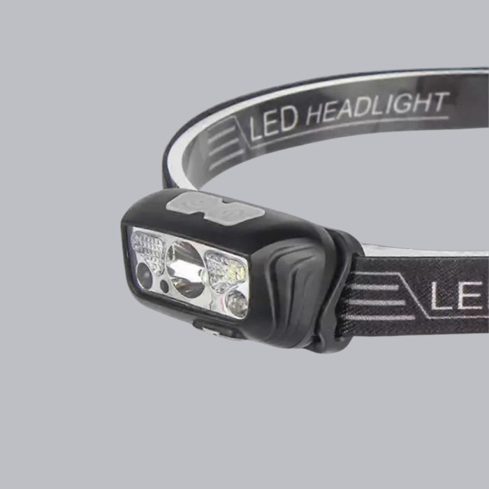 Gece Balıkçılığı İçin Ultra Parlak Şarjlı Kafa Lambası | 4 Işık Modu + USB Şarj